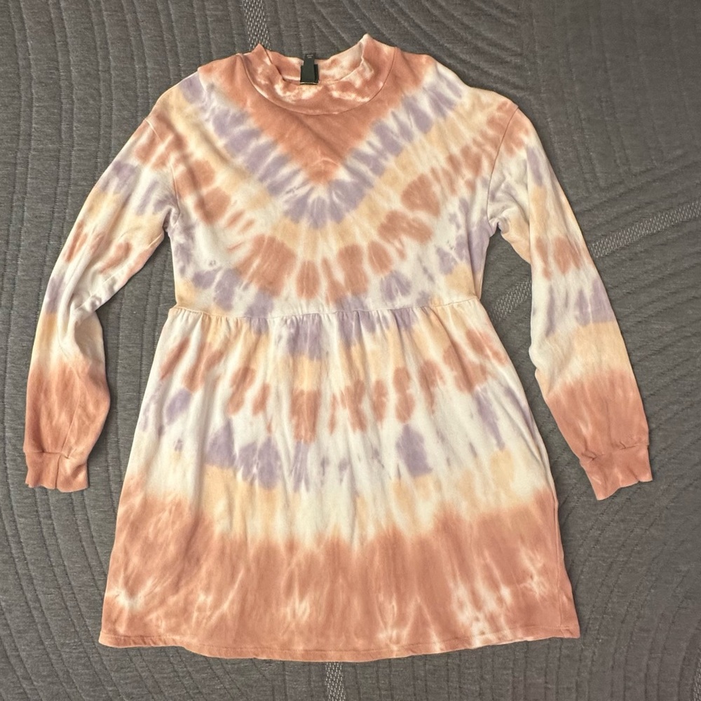 Wild Fable Tie-Dye Sweatshirt Dress